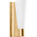 Abner 1 Light 5 inch Vintage Gold Leaf Wall Sconce Wall Light