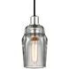 Citizen Pendant Ceiling Light, Clear Pressed Glass