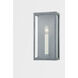 Vail 1 Light 13 inch Weathered Zinc Outdoor Wall Sconce
