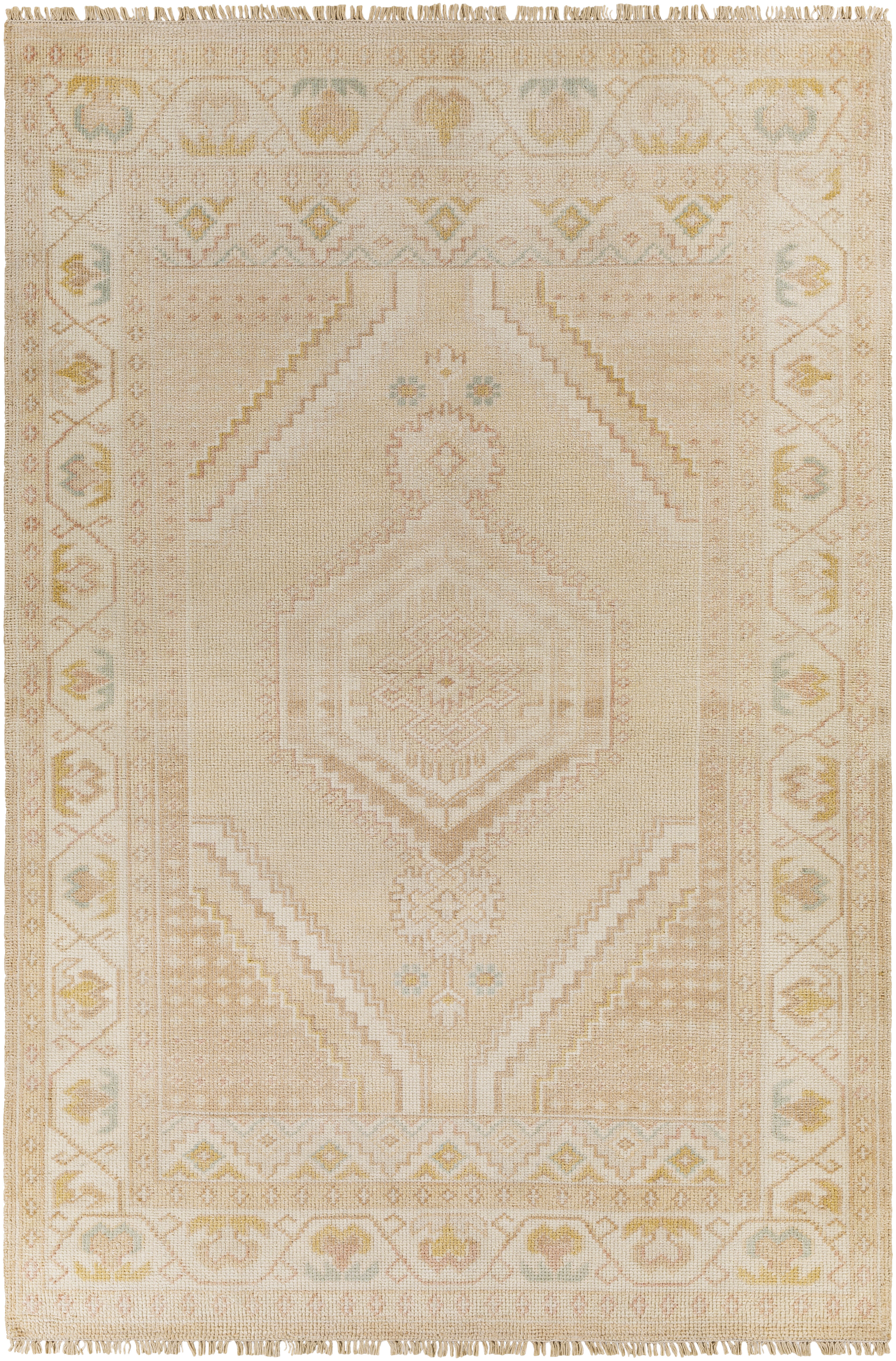 Anadolu 144 X 108 inch Dusty Pink Rug, Rectangle