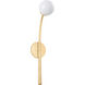 Orinda 1 Light 4.75 inch Vintage Gold Leaf Wall Sconce Wall Light
