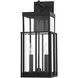 Longport 2 Light 19 inch Textured Black Outdoor Wall Sconce