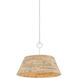 Sequoia 1 Light 23.75 inch Gesso White Pendant Ceiling Light