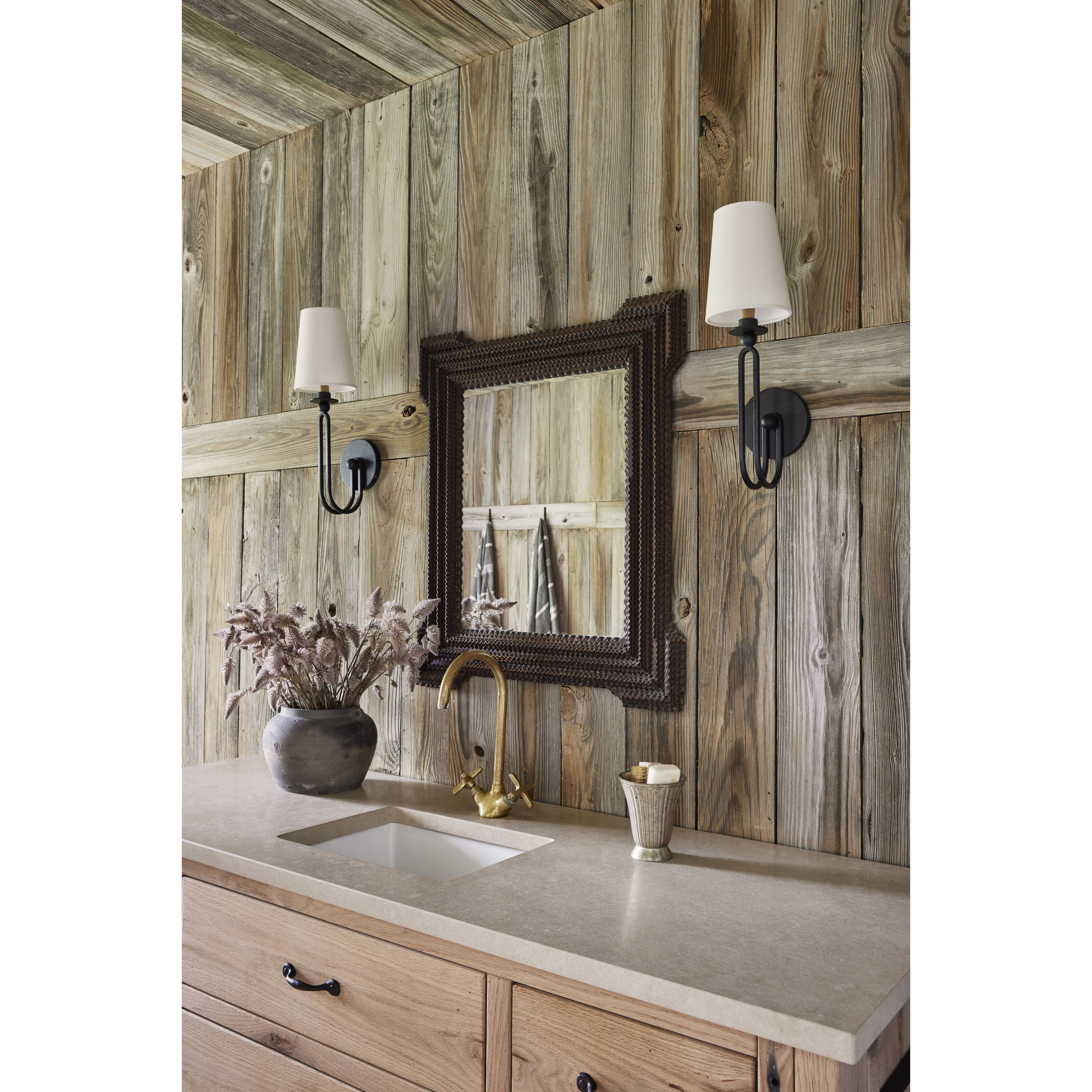 Valor 1 Light 5 inch Forged Iron Wall Sconce Wall Light