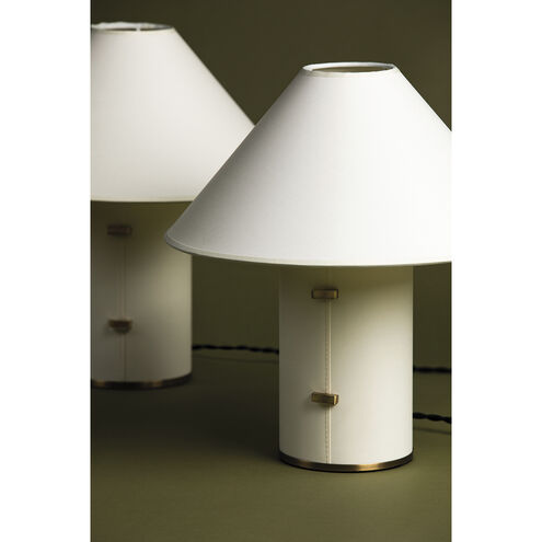 Bond 15 inch 60.00 watt Patina Brass Table Lamp Portable Light