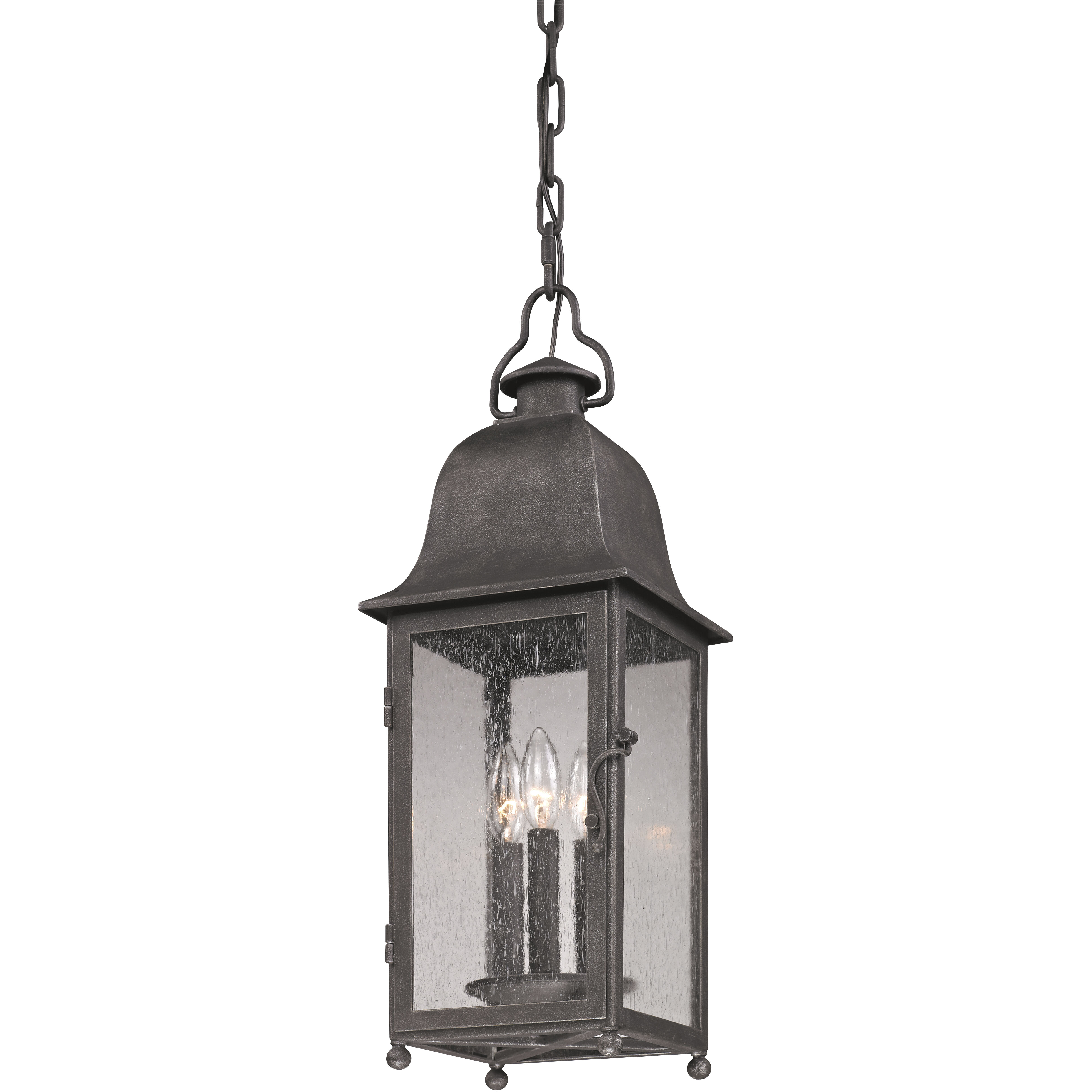 Larchmont 3 Light 8 inch Vintage Bronze Outdoor Pendant