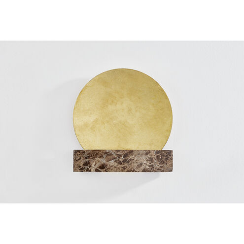 Rune LED 11 inch Vintage Gold Leaf ADA Wall Sconce Wall Light