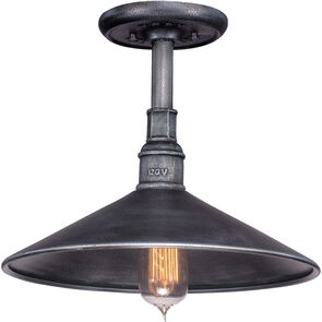 Troy Lighting F2774-OS Toledo 1 Light 14 inch Old Silver Outdoor Pendant