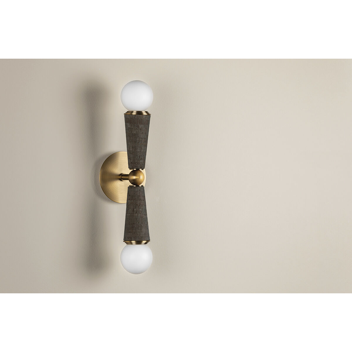 Dax 2 Light 5 inch Patina Brass Wall Sconce Wall Light