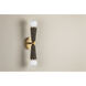 Dax 2 Light 5 inch Patina Brass Wall Sconce Wall Light