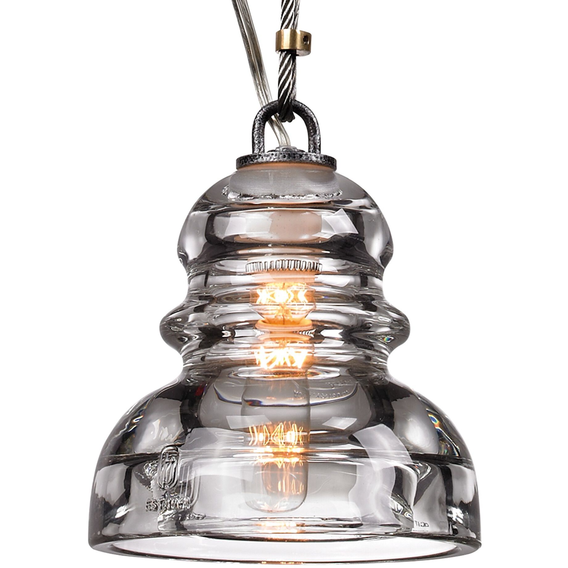 Menlo Park 1 Light 6 inch Old Silver Pendant Ceiling Light