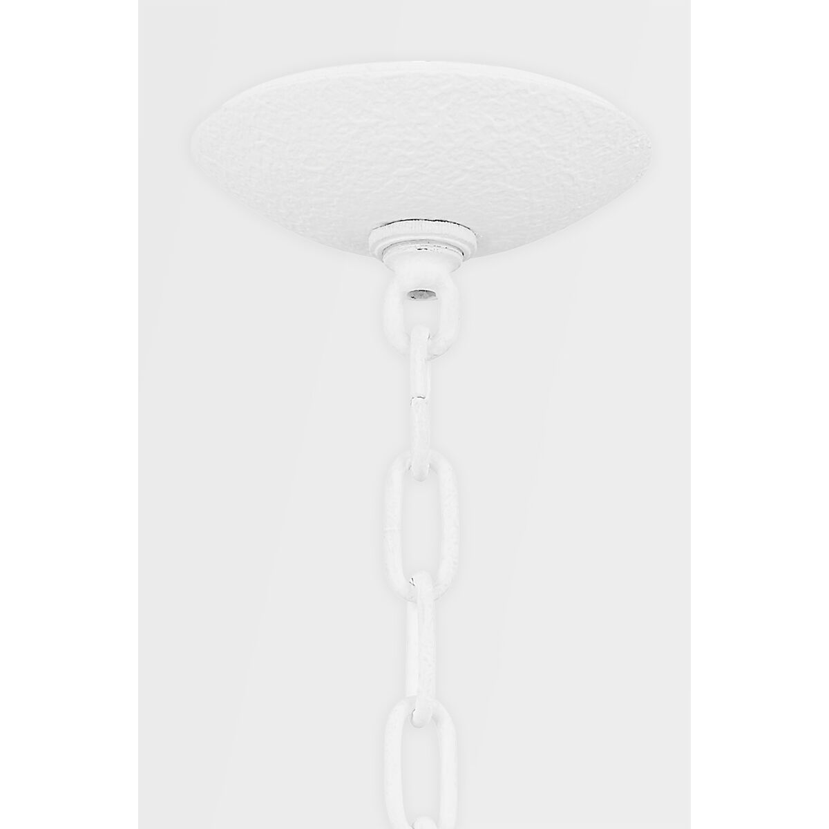 Cate 7 Light 22 inch Gesso White Chandelier Ceiling Light