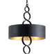 Rivington 4 Light 20 inch Charred Copper Chandelier Ceiling Light