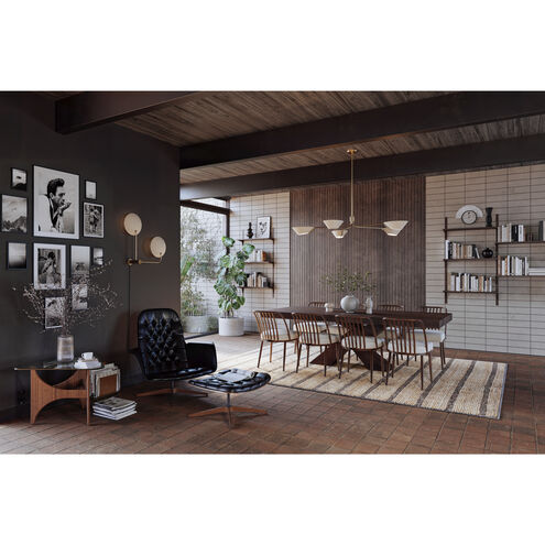 Leif 2 Light 24 inch Patina Brass/Soft Sand Plug-in Sconce Wall Light