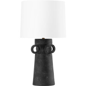 Santa Cruz 28.5 inch 15.00 watt Black Table Lamp Portable Light