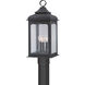 Henry Street 3 Light 22.25 inch Textured Bronze Post Lantern