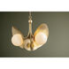 Olson 3 Light 24.25 inch Vintage Gold Leaf Chandelier Ceiling Light