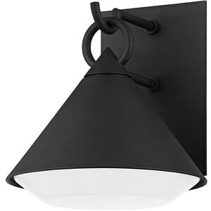 Catalina 1 Light 10 inch Textured Black Outdoor Wall Sconce