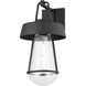 Brady 1 Light 17.5 inch Textured Black Outdoor Wall Sconce