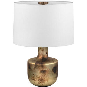 Terron 22 inch 15.00 watt Patina Brass Table Lamp Portable Light