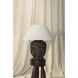 Pecola 24.25 inch 15.00 watt Patina Brass/Ceramic Windswept Ash Table Lamp Portable Light