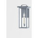 Eden Outdoor Wall Sconce in Weathered Zinc