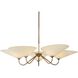 Sinclair 5 Light 45.75 inch Patina Brass Chandelier Ceiling Light