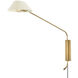 Sacramento 1 Light 9 inch Patina Brass/Soft Sand Plug-in Sconce Wall Light