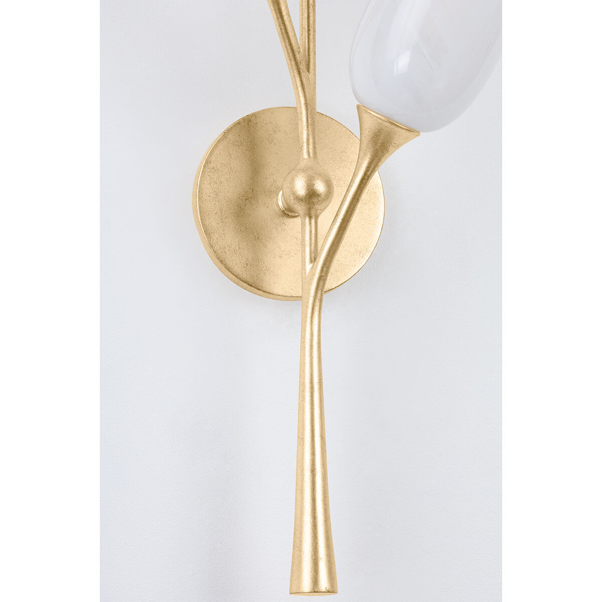 Aldean 3 Light 8.25 inch Vintage Gold Leaf Wall Sconce Wall Light