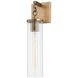 Yucca 1 Light 17 inch Patina Brass Outdoor Wall Sconce
