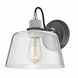 Audiophile 1 Light 9.5 inch Old Silver and Polished Alumin Wall Sconce Wall Light