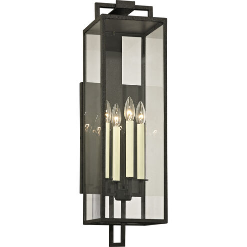 Beckham 4 Light 8 inch Forged Iron Wall Sconce Wall Light