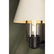 Kindle 1 Light 8.75 inch Bronze Wall Sconce Wall Light