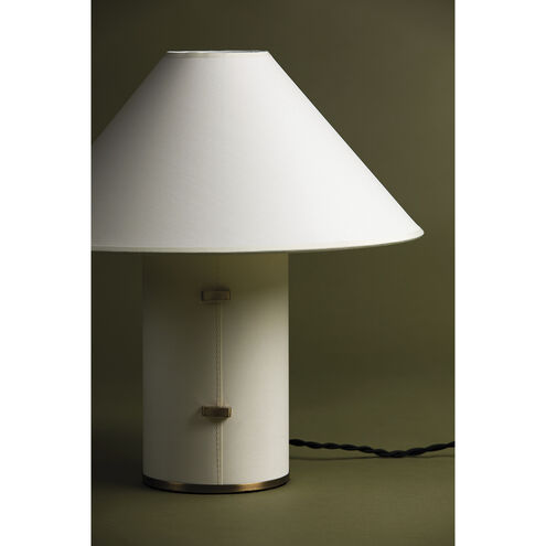Bond 15 inch 60.00 watt Patina Brass Table Lamp Portable Light