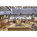 Ace 10 Light 50 inch Textured Bronze Brushed Brass Chandelier Ceiling Light