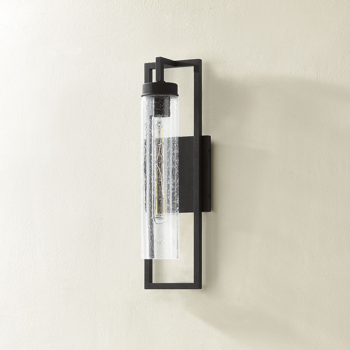 Chester 1 Light 6 inch Textured Black Wall Sconce Wall Light