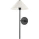 Cedar 1 Light 12 inch Forged Iron Wall Sconce Wall Light