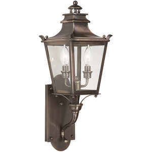 Dorchester 2 Light 23 inch English Bronze Outdoor Wall Sconce