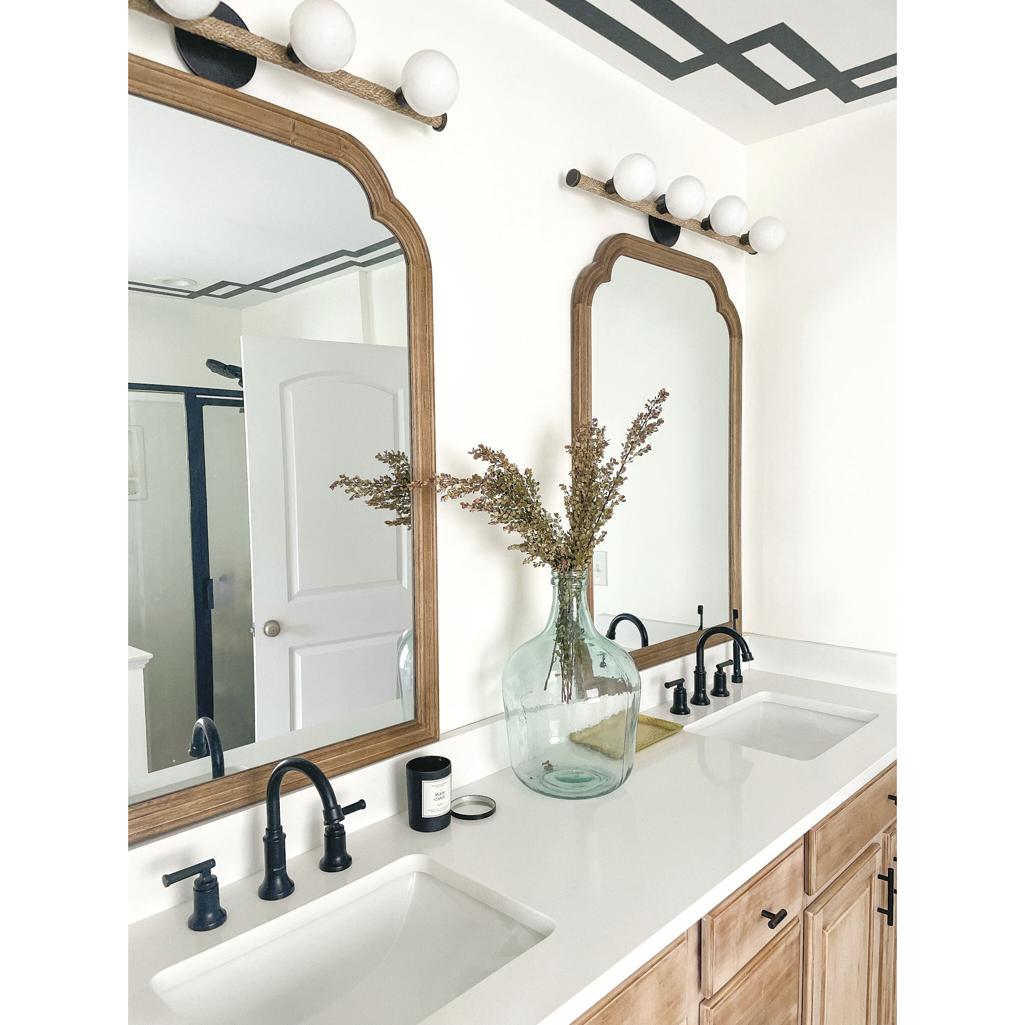 Nomad 4 Light 32 inch Bronze Bath And Vanity Wall Light