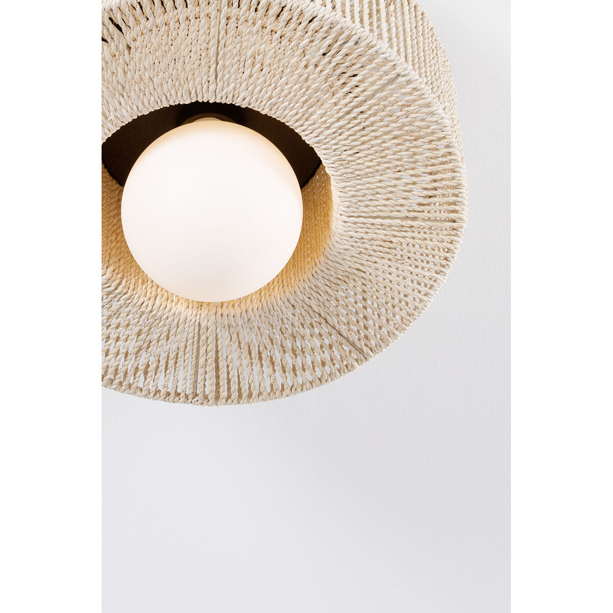 Coleman 1 Light 14 inch Bronze Leaf Flush Mount Ceiling Light