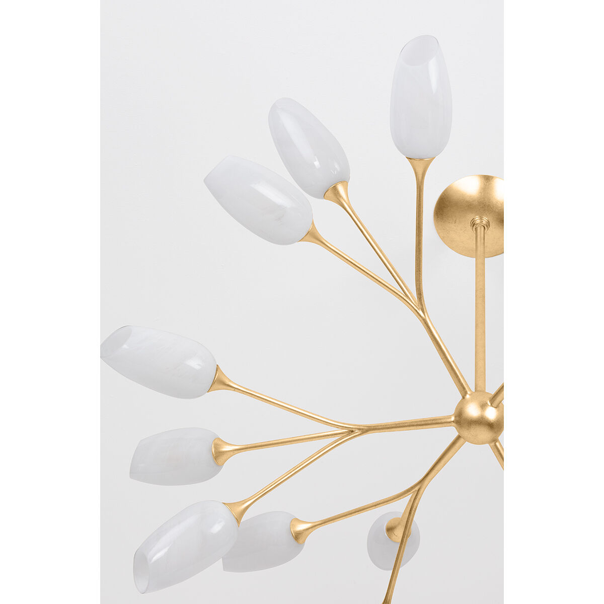 Troy Lighting F2144-VGL Aldean 18 Light 44 inch Vintage Gold Leaf