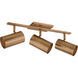 Rueben 3 Light 19 inch Patina Brass Bath and Vanity Wall Light