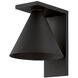 Sean 1 Light 7 inch Textured Black Wall Sconce Wall Light