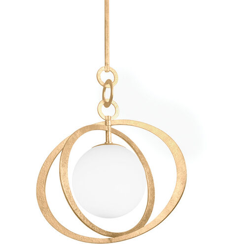 Olancha 1 Light 22 inch Vintage Gold Leaf Pendant Ceiling Light