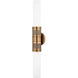 Liam 2 Light 4.75 inch Patina Brass ADA Wall Sconce Wall Light