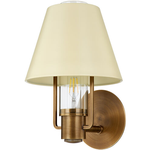 Kindle 1 Light 8.75 inch Patina Brass Wall Sconce Wall Light