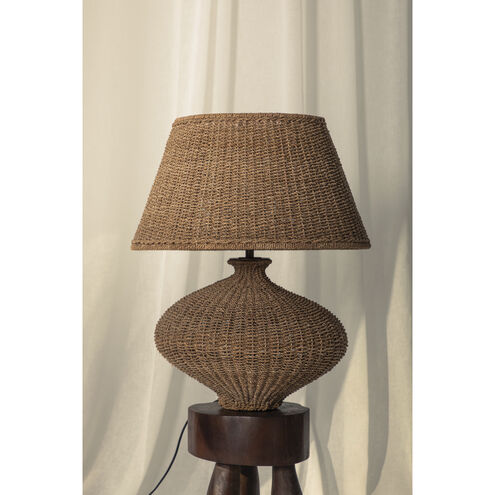 Nette 25.5 inch 15.00 watt Patina Brass Table Lamp Portable Light