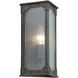 Hoboken 1 Light 12 inch Aged Pewter Outdoor Wall Sconce