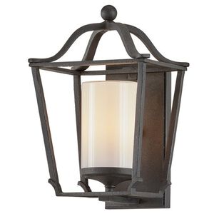 Princeton 1 Light 13 inch French Iron Outdoor Wall Sconce