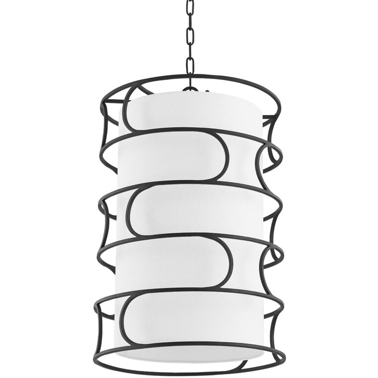 Reedley 4 Light 18 inch Forged Iron Pendant Ceiling Light